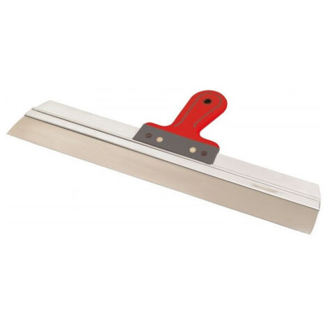 L'Outil Parfait – Couteau à enduire 50 cm – Lame inoxydable avec renfort alu – Manche bi-matière ergonomique – Pour application d'enduit sur grande surface