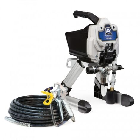 Graco – Pulvérisateur de peinture électrique sur pied – Débit 1,4 l/mn – Quick Repair Pump – Pour revêtements à base d'eau et solvants - SP380
