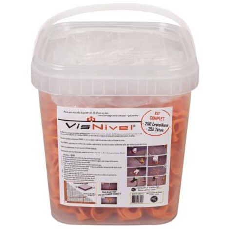 Set complet de croisillons autonivelants 2 mm Visnivel®, 250 pcs (3-23 mm) - ROKNTOOLS (1/5)