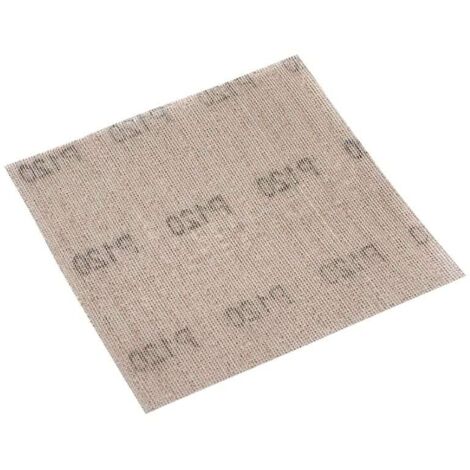 Treillis abrasifs pour cale à poncer plate lot 10 Grain 120 ERGOLISS (1/2)