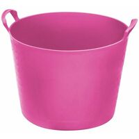 Auge polyéthylène Capazo Pro rose fluo 42 L renforcée - TALIAPLAST