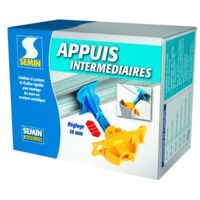 Semin – Clip de fixation lambris 100 à 180 mm – Boîte de 50 – Fixation réglable pour doublage sur ossature métallique – Bonne tenue aux chocs