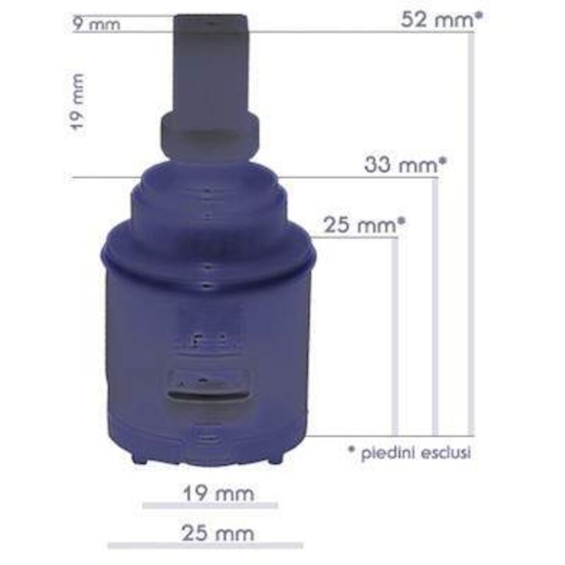 Cartuccia Miscelatore Paini G25 Acust Open Quadro - Ricambio Originale - Foto 14