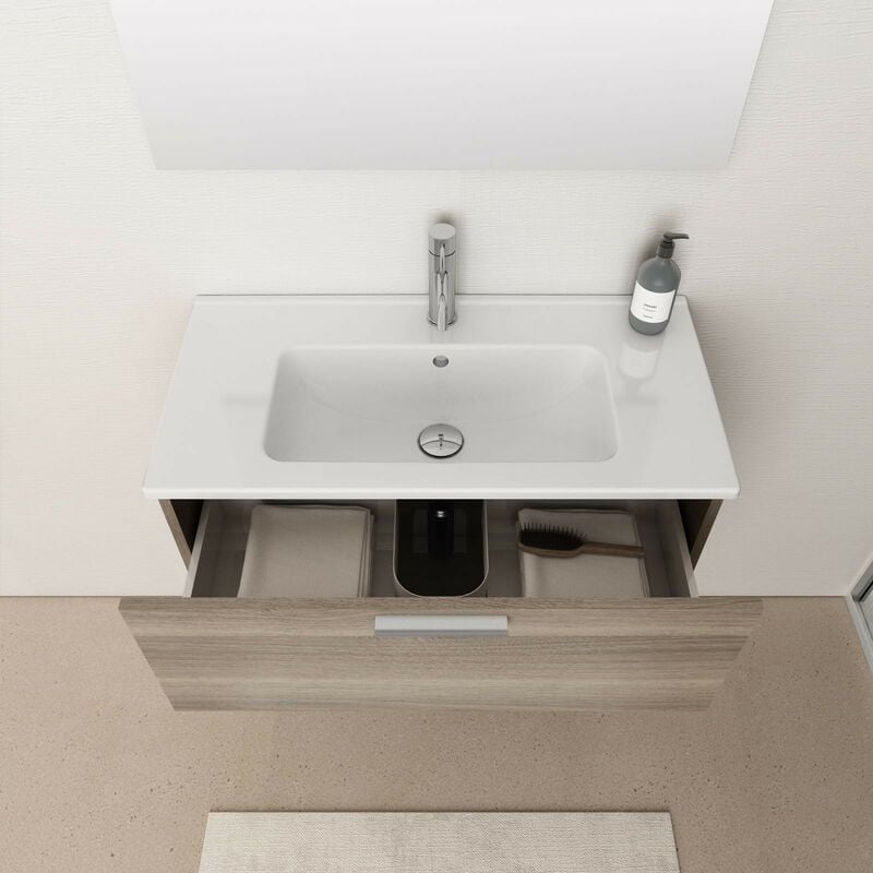 Mobile da bagno sospeso colore cordoba 80 cm Vitra MIASET80C Cordoba