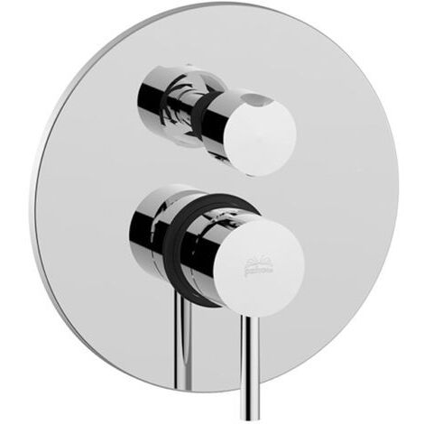 Miscelatore incasso doccia due uscite colore oro rosa con deviatore rotativo Paffoni Light LIG018ROSE  2 Uscite - Oro Rosè