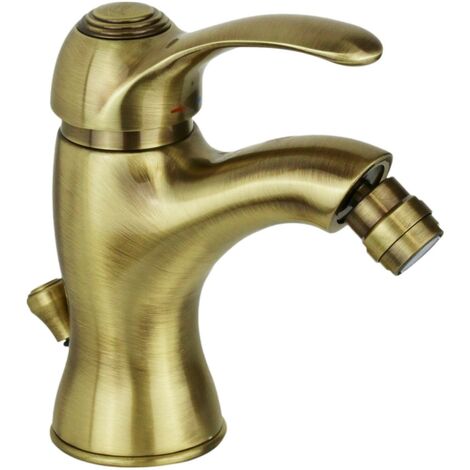 Miscelatore bidet colore bronzo con piletta di scarico 1"1/4 Paffoni Flavia FA135BR  Bronzo - FLAVIA