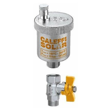 Valvola automatica di sfogo aria per impianti solari 3/8" M Caleffi 250931 3/8" M
