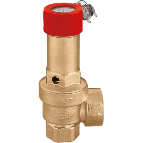 Valvola di sicurezza con tarature speciali Caleffi 5274-5275-5276-5277  1/2" x 3/4" - 1,5 bar