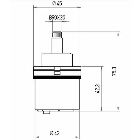 Cartuccia Miscelatore Paini G25 Acust Open Quadro - Ricambio Originale - Foto 4
