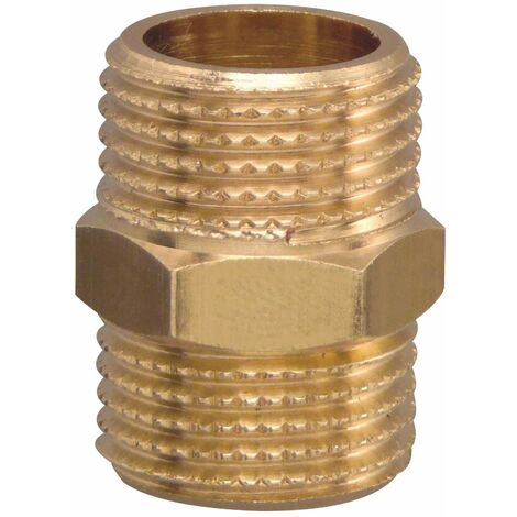 Raccordo doppia filettatura Nipples FP Pattaroni F001  1/2" - Ottone
