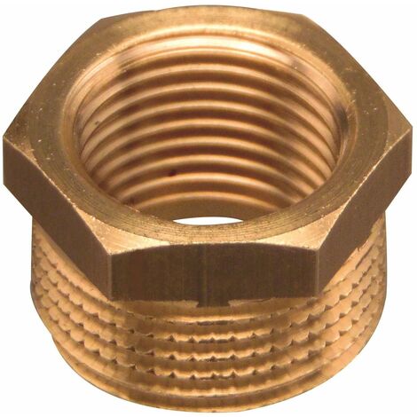 Riduzione esagonale MF FP Pattaroni F003  Ottone - 1"M x 1/2"F