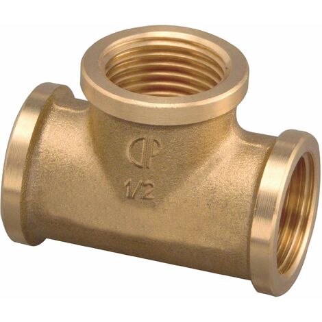 Raccordo Tee femmina FP Pattaroni F005 3/4" - Ottone