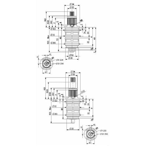 Cartuccia per miscelatore termostatico Paini 2TCC959NF  Cartuccia