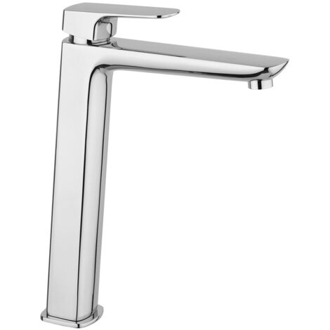 Miscelatore monocomando lavabo alto 282 mm con piletta di scarico clic-clac Paini Nove 09CR211LLSR Cromo (1/3)