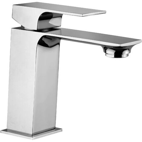 Miscelatore lavabo colore cromo con piletta di scarico clic-clac Paini Venti V2CR211SR Cromo (1/2)