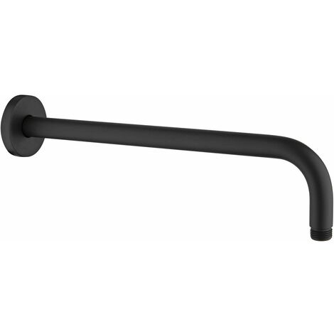 Braccio doccia modello tondo nero opaco dimensione 350 mm Tecom BRD35RNR  Nero opaco - 350 mm