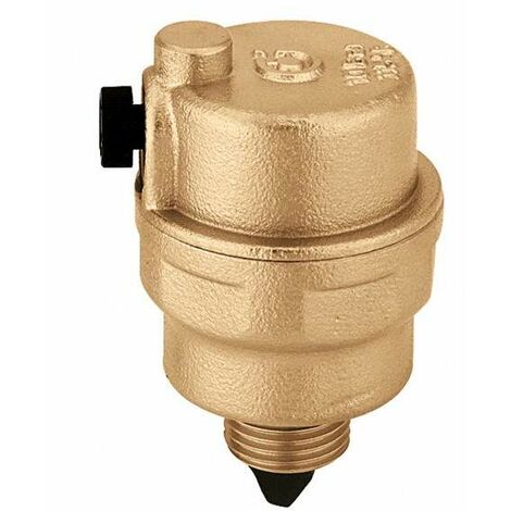 Valvola automatica di sfogo aria con scarico orizzontale ROBOCAL® 1/4" M Caleffi 502420  1/4” M