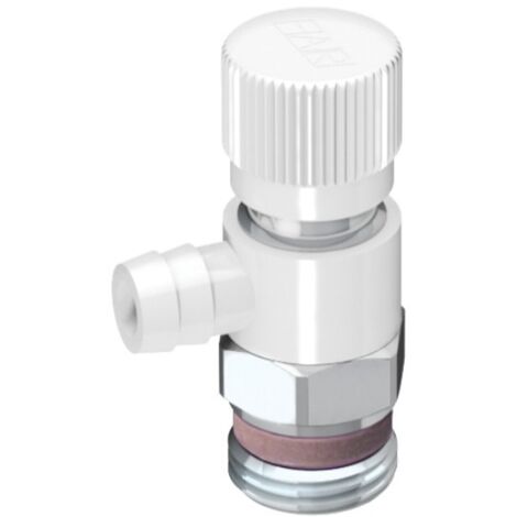 Valvola sfogo aria manuale cromata con scarico orientabile FAR 6015  1/4"