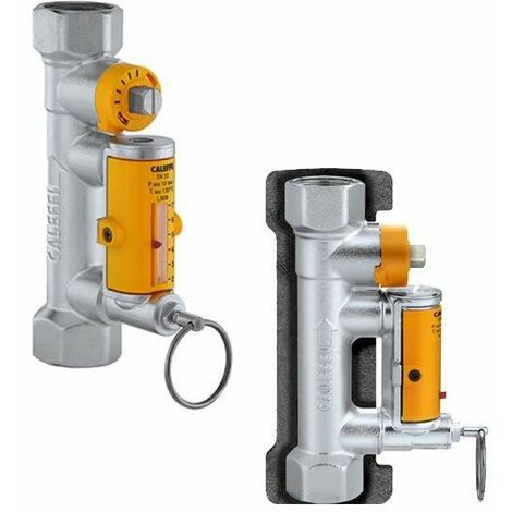 Valvola di bilanciamento con flussometro per impianti solari Caleffi 258 3/4" 7+28