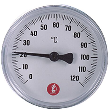Termometro con pozzetto attacco posteriore Giacomini R540 3/8" - scala 0÷80 °C