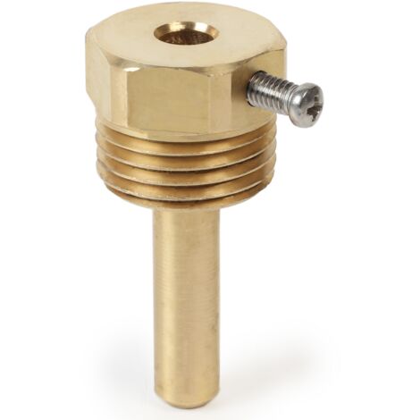 Pozzetto in ottone per l’alloggiamento di sonde di temperatura Giacomini R227-1  1/2"