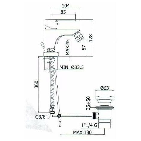Set miscelatore lavabo e bidet Paffoni Blu BLU135-BLU075