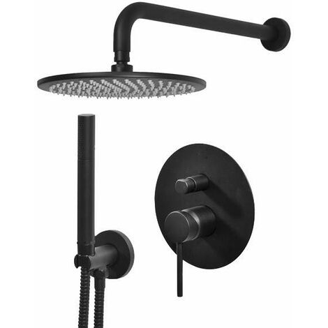 Set doccia in colore nero opaco Gattoni Easy 1490/PDNO  Nero opaco