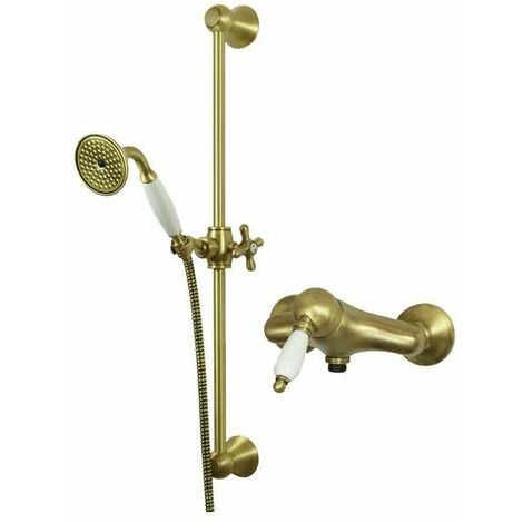 Set per doccia stile retrò in colore bronzo Gattoni Orta KT110/27VB.OLD  Bronzo