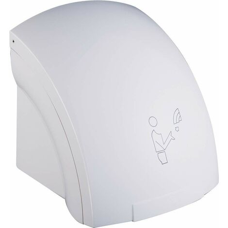 Asciugamani elettrico in colore bianco opaco con sensore Tecom Rocket LFHD1E Bianco opaco