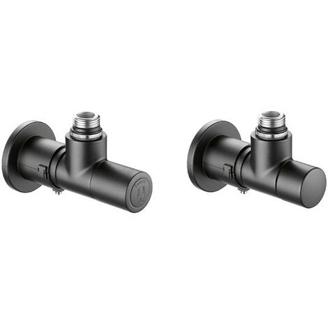 Set Valvole Per Termosifoni In Colore Nero Opaco Arteclima KITNERO - Foto 2