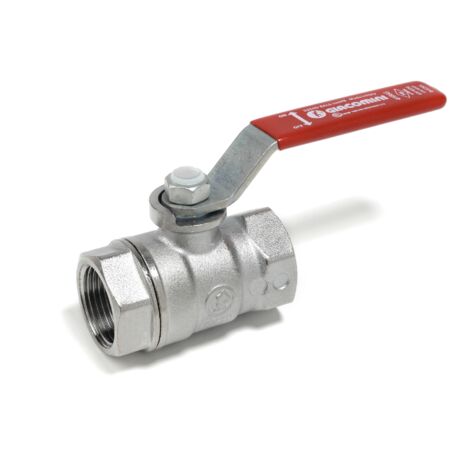 Valvola a sfera attacchi F-F maniglia a leva passaggio standard Giacomini R250D 3/8"
