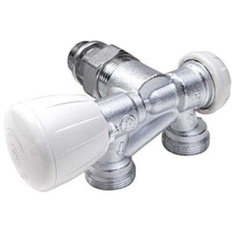 Valvola micrometrica termostatizzabile per impianti monotubo Giacomini R358M1 1/2"x18