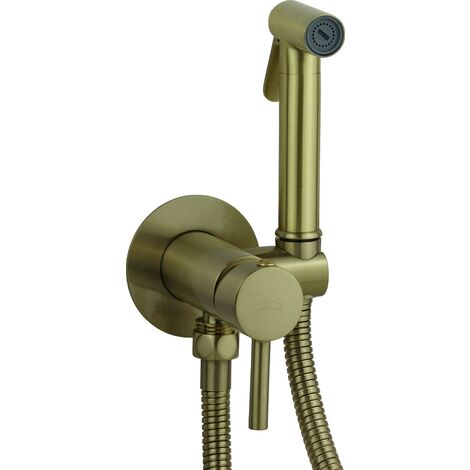 Set bidet da incasso colore bronzo con miscelatore e doccia Paffoni ZDUP110BR  Bronzo