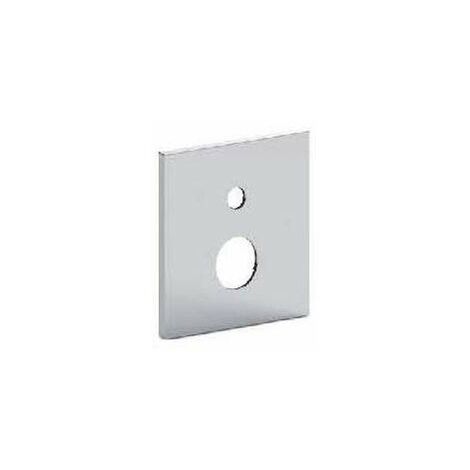 Piastra in acciaio per doccia incasso con deviatore Paffoni ZPIA027CR/M Cromo - Acciao inox
