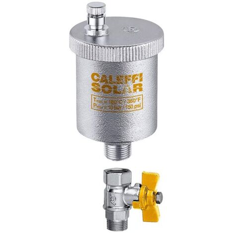 Valvola automatica di sfogo aria per impianti solari Caleffi 250 3/8"M