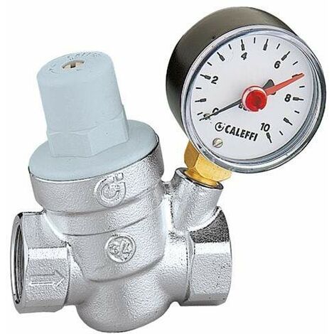 Caleffi Riduttore di pressione dell'acqua cromato 1-6 bar