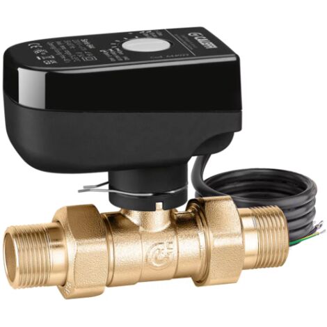 Valvola a sfera a due vie motorizzata 3/4", tensione 24V Caleffi 644258 3/4”
