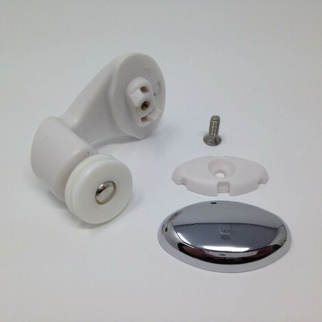 Ricambio Confezione cuscinetti e supporti per box Novellini R07LUR1 | Cromo/bianco