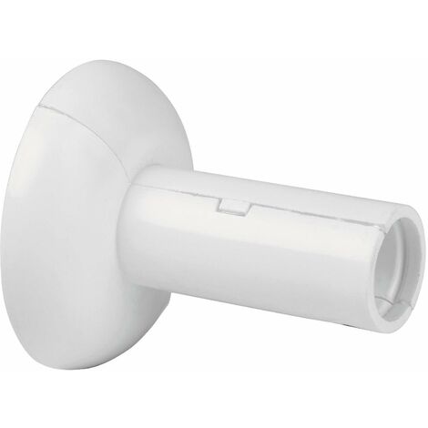 Coprimuro in ABS colore bianco per radiatori Ø10 - Ø18 Arteclima 318BB  Bianco