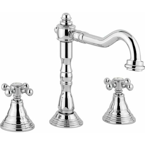 Batteria lavabo con canna orientabile Paffoni serie Belinda-Melissa FBLV055CR Cromato - Ottone