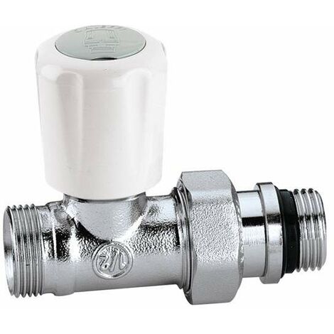 Valvola termostatizzabile con attacchi diritti 1/2" att. tubaz. 3/4" Caleffi 339452  1/2” - 3/4"