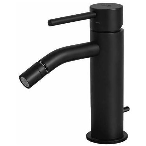 Miscelatore bidet in colore nero opaco con piletta di scarico 11/4 Paffoni  Light LIG135NO Nero