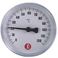Termometro con pozzetto attacco posteriore Giacomini R540 Scala 0÷120 °C