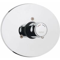 Miscelatore temporizzato 26 sec. per doccia ad incasso Serie MINIMAL Idral 08142-30 Cromato - Ottone