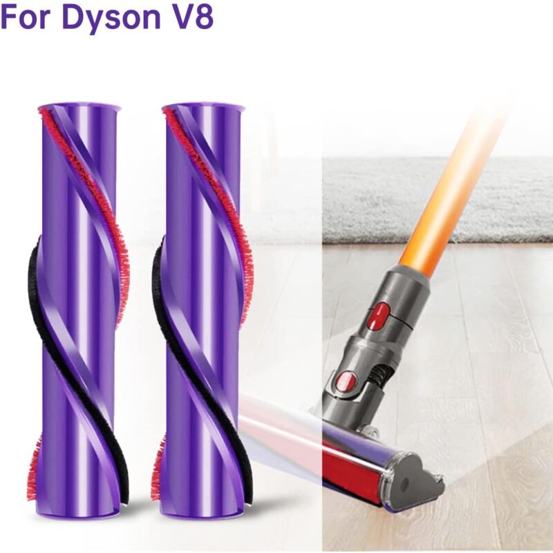 Brosse à rouleaux à entraînement direct grande brosse à rouleaux, Brosse Rotative Pour Pièces De Rechange Pour Aspirateur Vertical Sans Fil Dyson V8 4