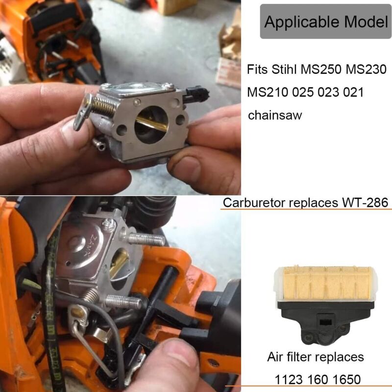 ZAMDOE MS250 Carburetor for Stihl MS210 MS210C MS230 MS 250 MS 210