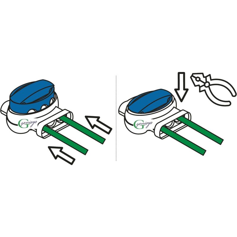 Lot De 15 Connecteurs De Câble 3M Scotchlok 314 (bleu) - Pour Réparation Câble Tondeuse Robot Yardforce - Imperméable, Sans Dénudage