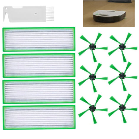 Kit De Pièces De Rechange Pour Robot Aspirateur Ultenic T10 - Brosses, Filtres Et Accessoires D'entretien Complets