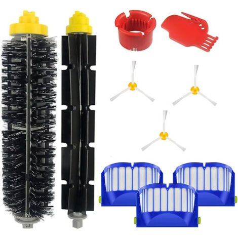 Kit D'accessoires Pour IRobot Roomba 600 Series 671 692 694 697 698 650 651 660 690 Balai Brosse Filtre Rouleau Pieces De Rechange 79752802