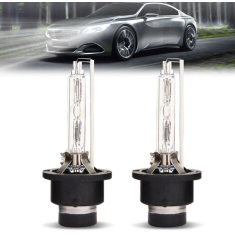 Ampoules Lampe de phare au xénon HID D2S de voiture, 35W 6000K 85V Décharge Gazeuse Lampe Voiture Luminosité Brillante(lot de 2)